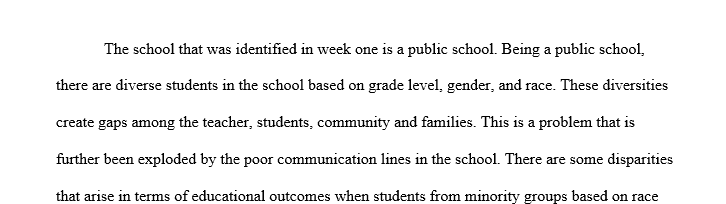 Student demographics