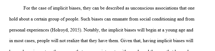 The difference between implicit biases and stereotypes