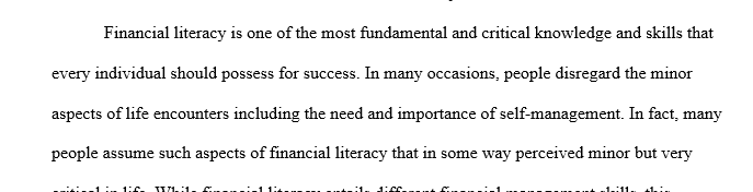 The key elements that influence personal finance decisions