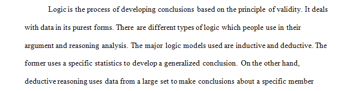 The role that logic should play in modern argument