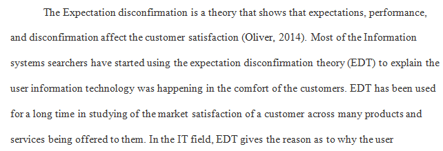 Theories and Concepts in Customers satisfaction