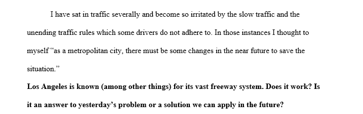 Transportation Policy