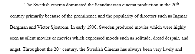 Ways in which particular decade is important to Swedish cinema