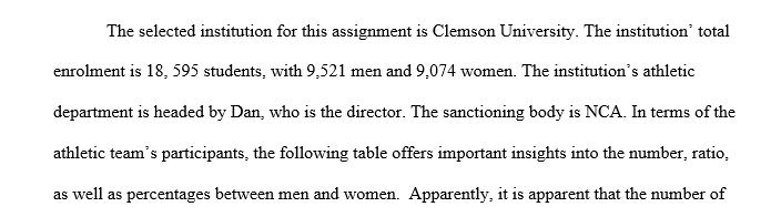 Analyze Title IX compliance within an educational institution