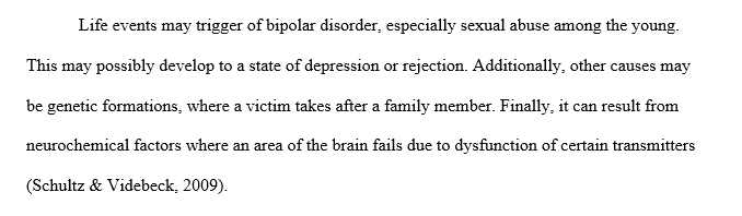 Common causes of bipolar disorder