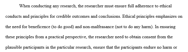 Critique the study to identify if sampling method reflects ethical principles