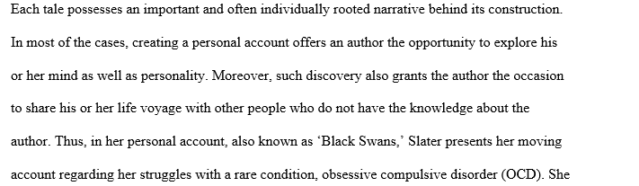 Does Slater find peace in Black Swans