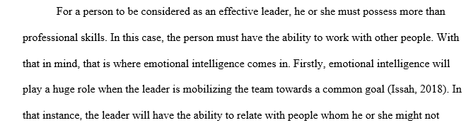 Explain why emotional intelligence is crucial for effective leadership