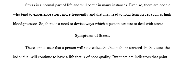 Stress reduction techniques that are easy to implement