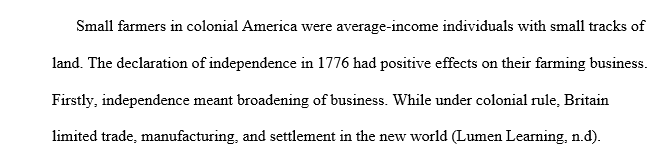 The position of that person role regarding the Declaration of Independence of 1776