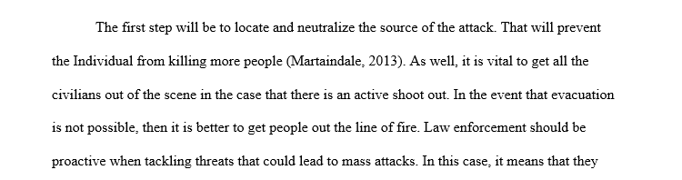 What steps can law enforcement take to prevent and respond to mass casualty attacks