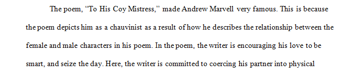 A Critical Analysis of “To His Coy Mistress” by Andrew Marvell 