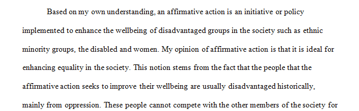 Affirmative Action