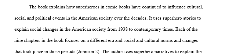 Book Review on Super-History;Comic Book Superheroes and America Society