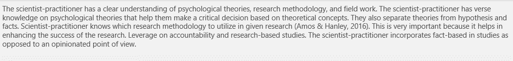 Create a 10-12-slide presentation about the role of scientist-practitioners