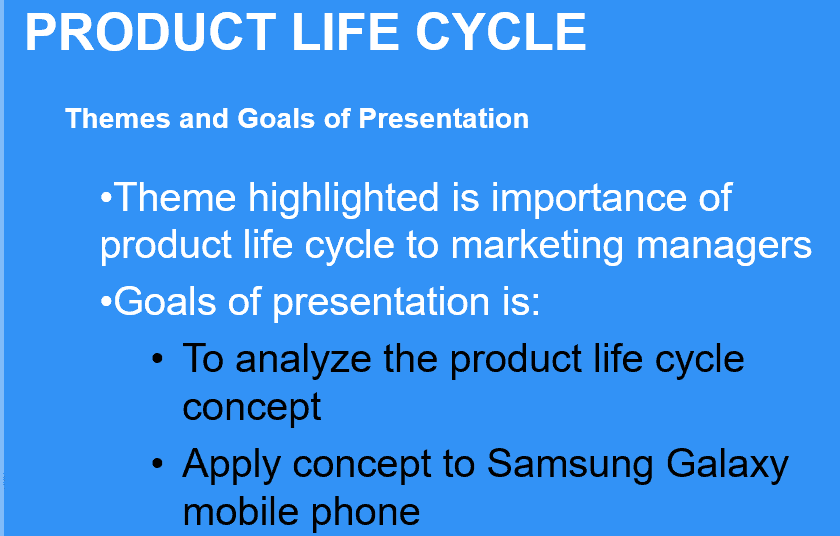 Discuss the PLC concept and its importance to marketing managers