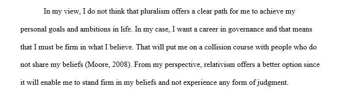 Does relativism offer a better or worse alternative