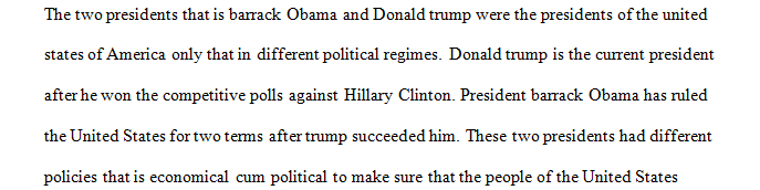           Donald Trump achievement in office versus Barrack Obama