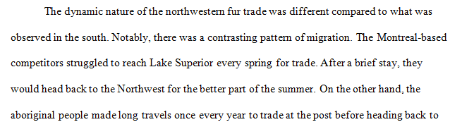 Emergence of the Fur Trade in Aboriginal Economies