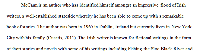 Everything in this country must by Colum McCann