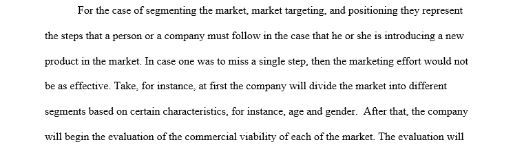 Explain the relationship between market segmentation and positioning