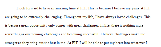 FIT Candidacy