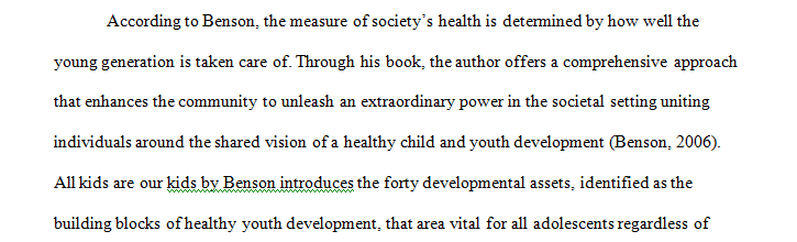 Fostering Positive Youth Development