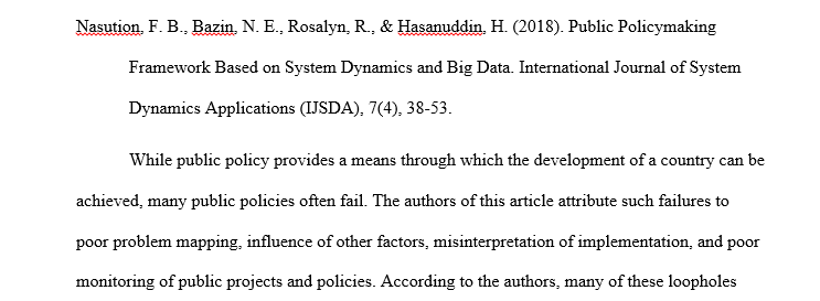 How IT is used to model behavior for policy making