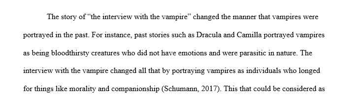 How does the story of Louis compare to that of other vampires in literature