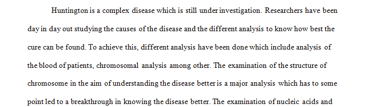 Huntington disease