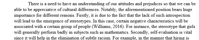 Importance of understanding our own attitudes and prejudices