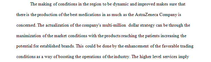 Improvement of Conditions around AstraZeneca 