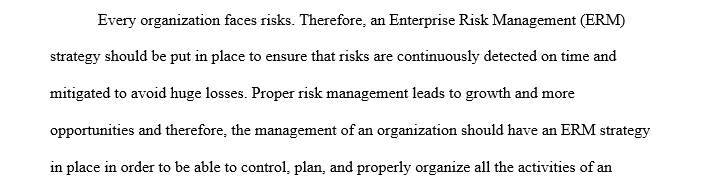 In what ways are the two organization’s approaches to ERM similar