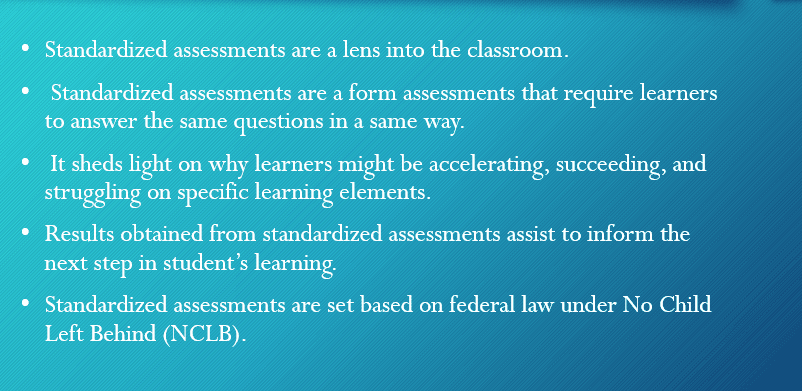 Inclusive and differentiate assessments and learning