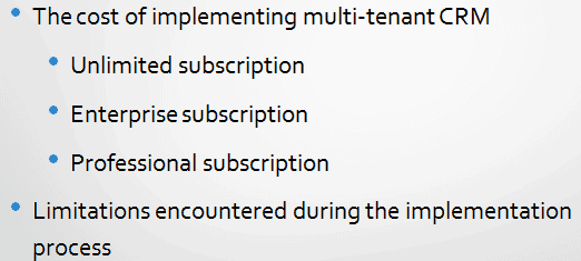 MULTI-TENANT CRM