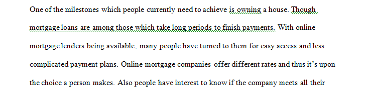 Mortgage Lenders