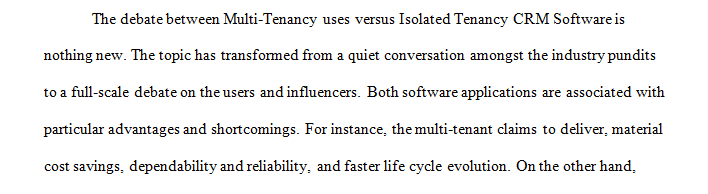 Multi-tenant CRM assignment 5