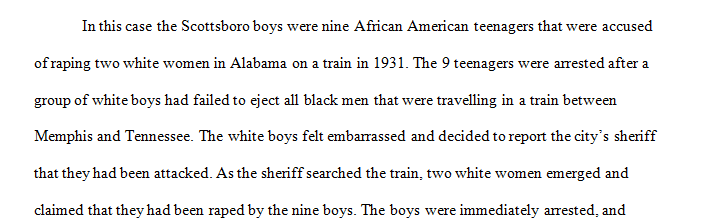 The Scottsboro Boys Case