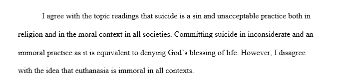 Reflect on the analysis of the sin of suicide