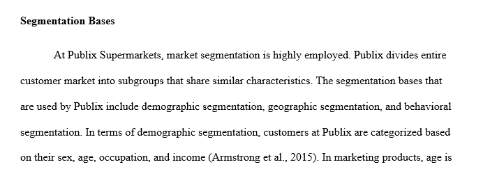 Review the five general segmentation bases