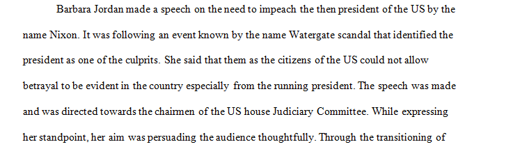 Rhetorical Analysis of the Statements on Impeachment