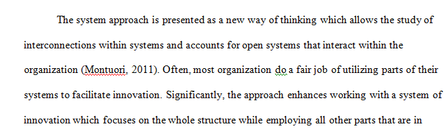 Systems Approach