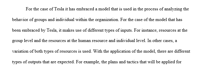 The effectiveness portion of the model for diagnosing individual and group behavior