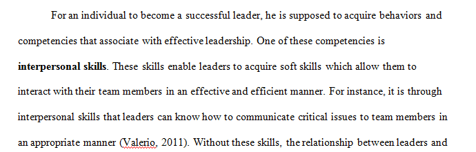 The leadership competencies and behaviors of successful leaders