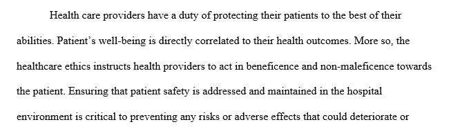 What can you do in your current role as a healthcare professional to protect the patient