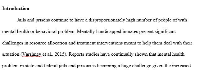 What is the impact of the mentally handicapped on the operations of a corrections facility