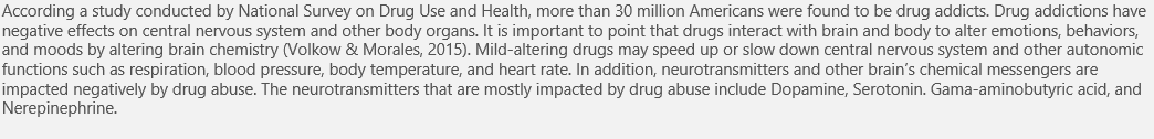 Create a 7-12-slide PowerPoint Presentation about the way drugs affect the brain