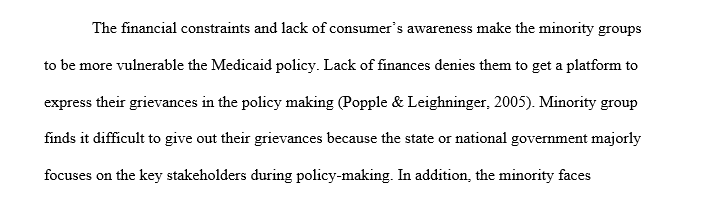 Describe two factors that might make minority groups especially vulnerable
