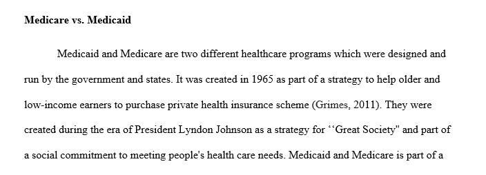 Discuss how Medicare has evolved to accommodate the changing needs of society