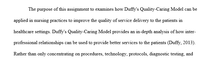 Evaluate the application of models of practice to the advanced nurse roles.
